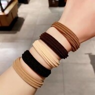 밴도르 스트레이트 머리끈세트